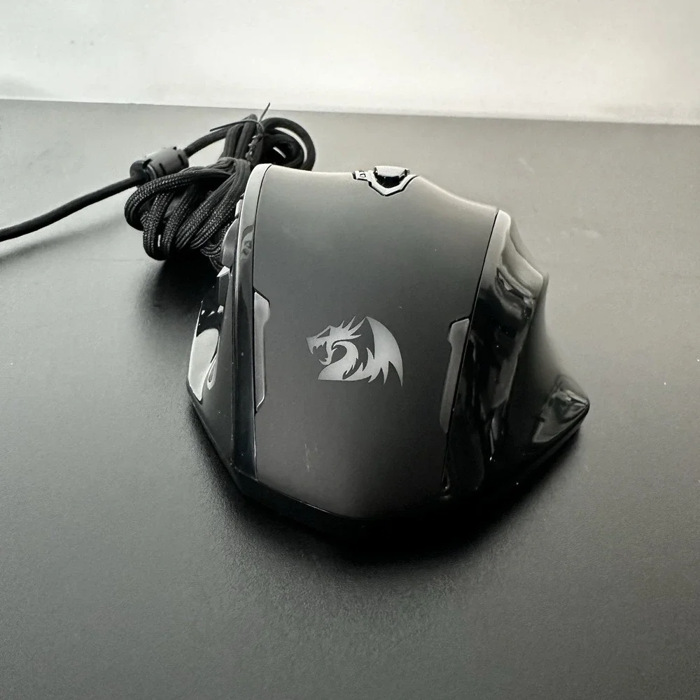 Redragon M908 Impact RGB MMO Wired Gaming Mouse 12400 DPI 18 Macro Buttons